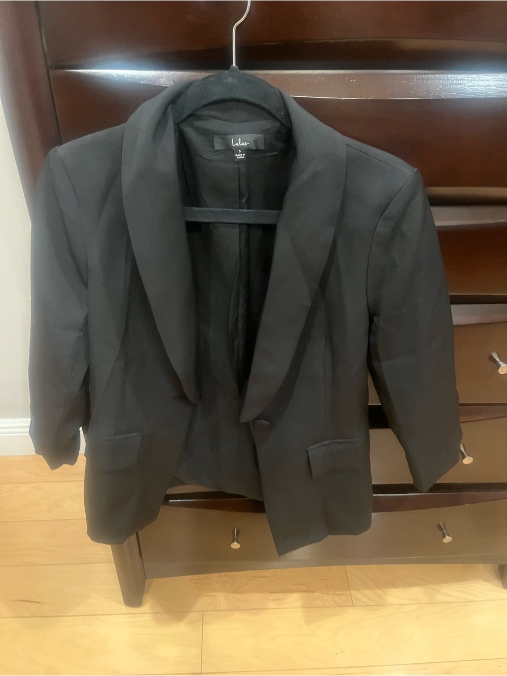 lululemon athletica black blazer-style jacket
